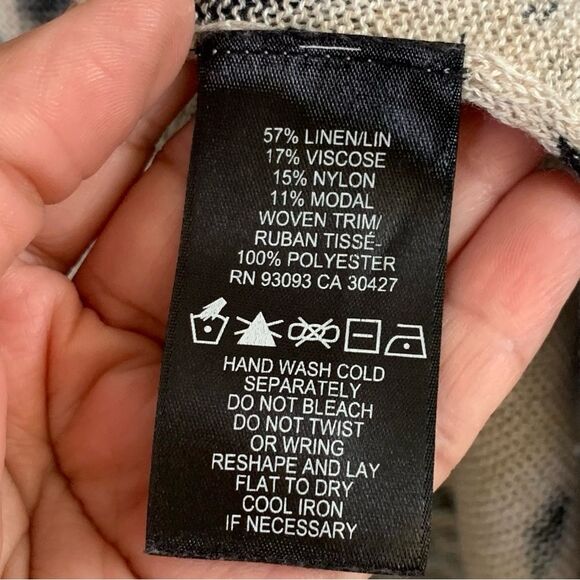 NIC+ZOE Positive Outlook Chiffon Trim Open Cardigan - Picture 7 of 10